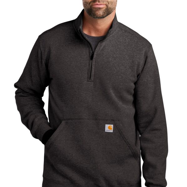 Midweight 1/4 Zip Mock Neck Sweatshirt Thumbnail
